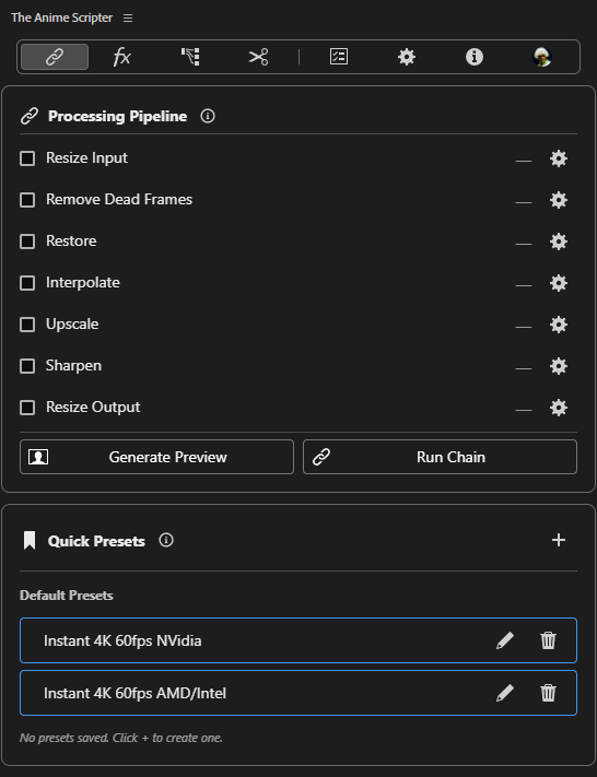 TAS-AdobeEdition panel docked inside After Effects